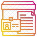 Tarjeta de identificación  Icono