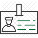 Tarjeta de identificación  Icono