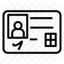 Tarjeta De Identificacion Icono