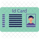 Tarjeta de identificación  Icono