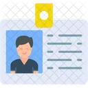 Tarjeta de identificación  Icono