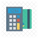 Deslizar Tarjeta Calculadora Icon