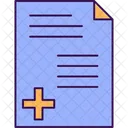 Tarjeta médica  Icono