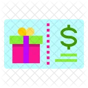 Tarjeta de regalo  Icono