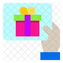 Tarjeta de regalo  Icono