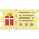 Tarjeta de regalo  Icono