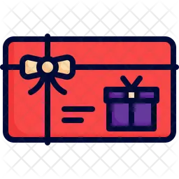 Tarjeta de regalo  Icono