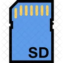 SD Tarjeta Computadora Icono