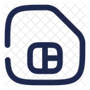 Tarjeta Sim Sim Chip Icono