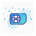 Tarjeta Sim Sim Datos Icono