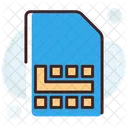 Tarjeta Sim Sim Telefono Sim Icono
