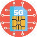 5 G 4 G Comunicacion Icono