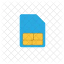 Tarjeta Sim Sim Chip Icono