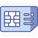 Tarjeta Sim Sim Chip Icono