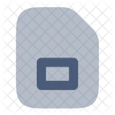 Tarjeta Sim Sim Chip Icono
