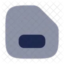 Tarjeta Sim Minimalista Tarjeta Chip Icono