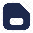 Tarjeta Sim Minimalista Tarjeta Chip Icono