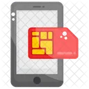 Tarjeta Sim Movil Sim Telefono Sim Icono