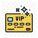 Tarjeta Vip Vip Premium Icono