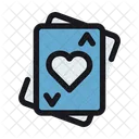 Cartas De Corazon Cartas De Poquer Apuesta Icono
