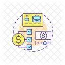Tarjetas de credito de empresa  Icono