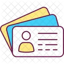 Tarjetas de visita  Icono