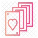 Tarjetas Mano Corazon Icono