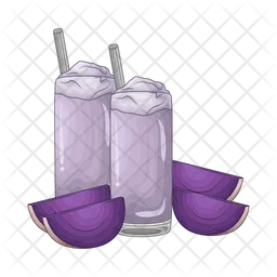 Taro bubble tea  Icon