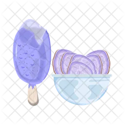 Taro ice cream  Icon