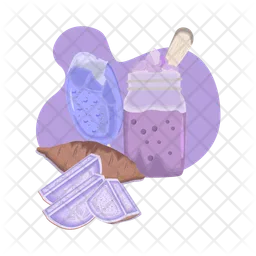 Taro ice cream  Icon