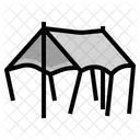 Tarp Tent Camping Icon