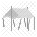 Tarp Tent Camping Icon