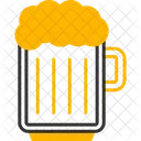 Jarra De Cerveza Letreros De Neon Taza Icono