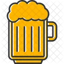 Jarra De Cerveza Letreros De Neon Taza Icono