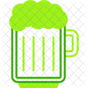 Jarra De Cerveza Letreros De Neon Taza Icono