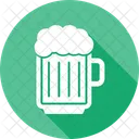 Jarra De Cerveza Letreros De Neon Taza Icono