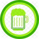 Jarra De Cerveza Letreros De Neon Taza Icono