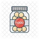 Tarro de comida  Icono