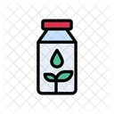 Jar Aceite Planta Icono