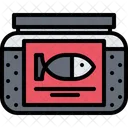 Tarro de pescado  Icono