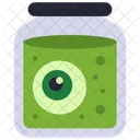 Tarro De Ojos Globo Ocular Halloween Icon