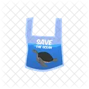 Tartaruga Pacote Lixo Icon