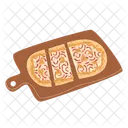 Cuisine Baking Flaming Pie Icon