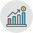 Tasa De Crecimiento Aumento Crecimiento Empresarial Icono