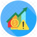 Tasa De Inflacion Alerta Advertencia Icon