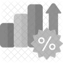 Tasa De Interes Banco Moneda Icon