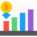 Tasa De Interes Grafico De Barras Grafico De Barras Icon