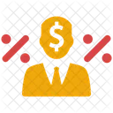 Tasa De Interes Del Prestamo Interes Finanzas Icon