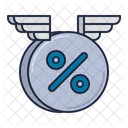 Tasa De Interes Flotante Icon