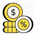 Tasa De Interes Beneficio Porcentaje Icon